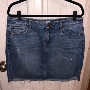 LOFT denim skirt